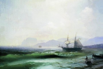 興奮した海 1877 ロマンチックなイワン・アイヴァゾフスキー ロシア Oil Paintings